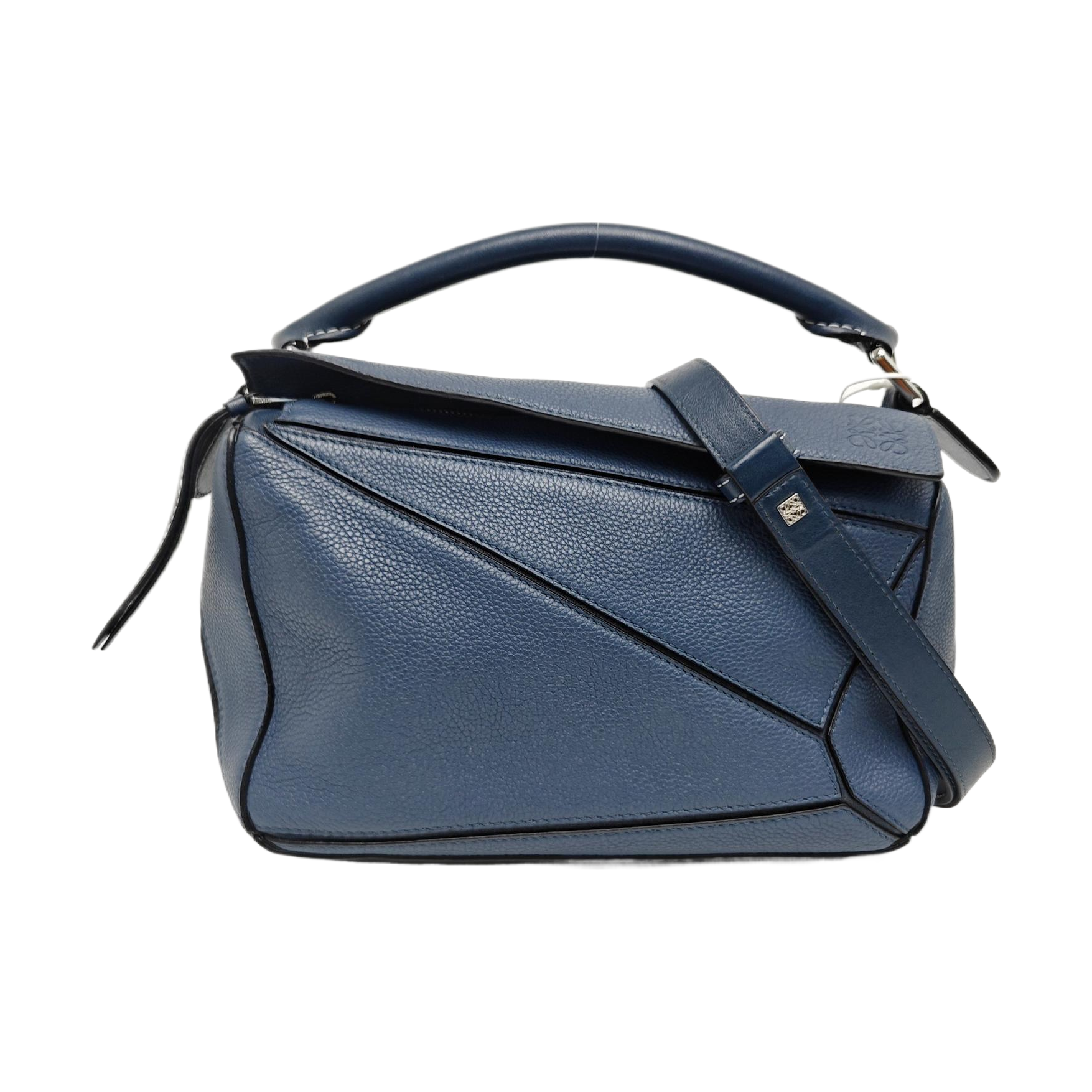 Puzzle Small Quilted Calfskin Blue