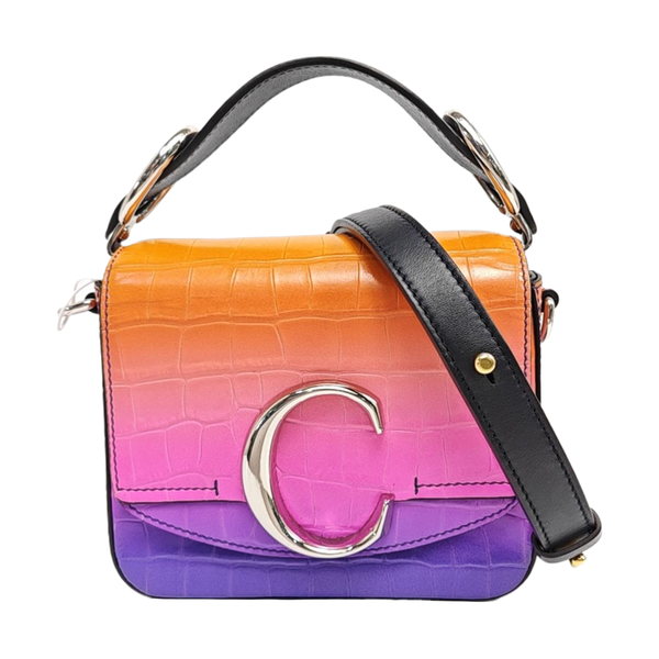 Chloé C Mini Calfskin Multicolor