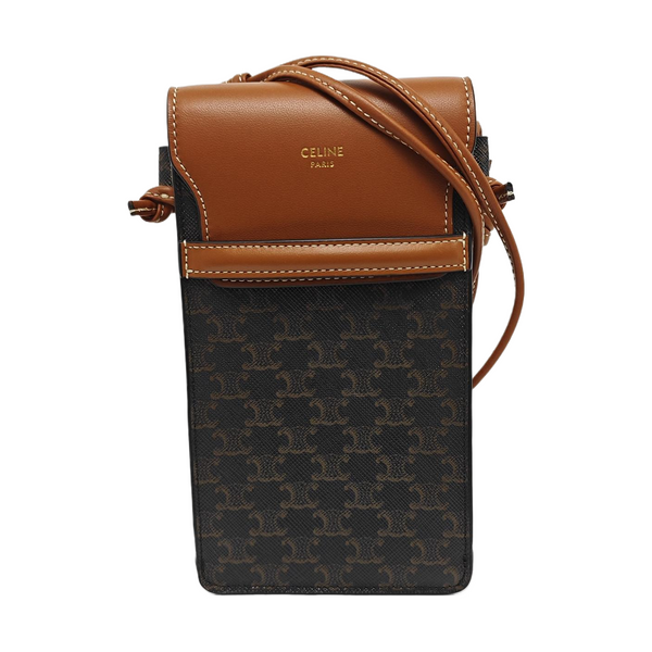 TRIOMPHE Mini Coated Canvas Brown