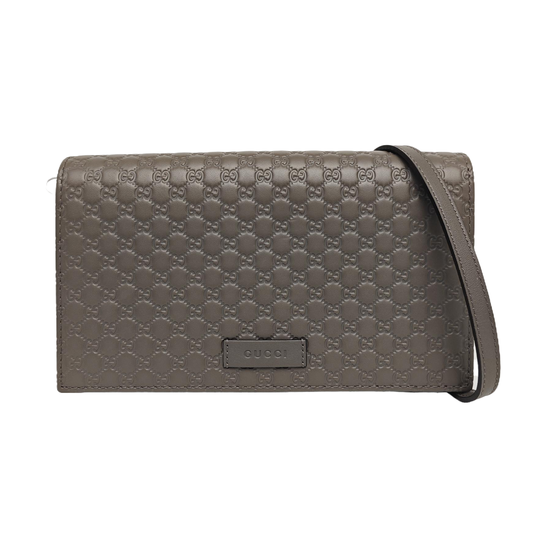 Microguccissima Monogram Calfskin Gray