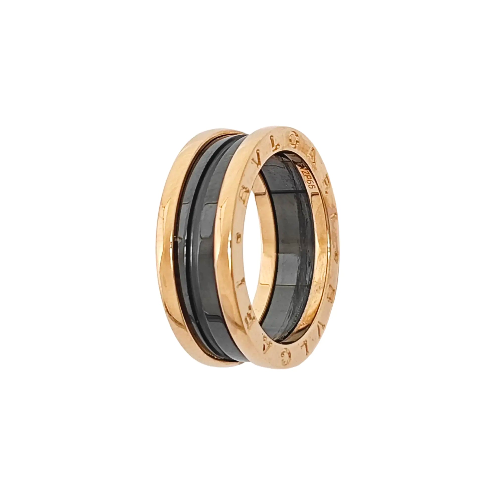 B.ZERO1 18k Rose Gold Ring EU 58