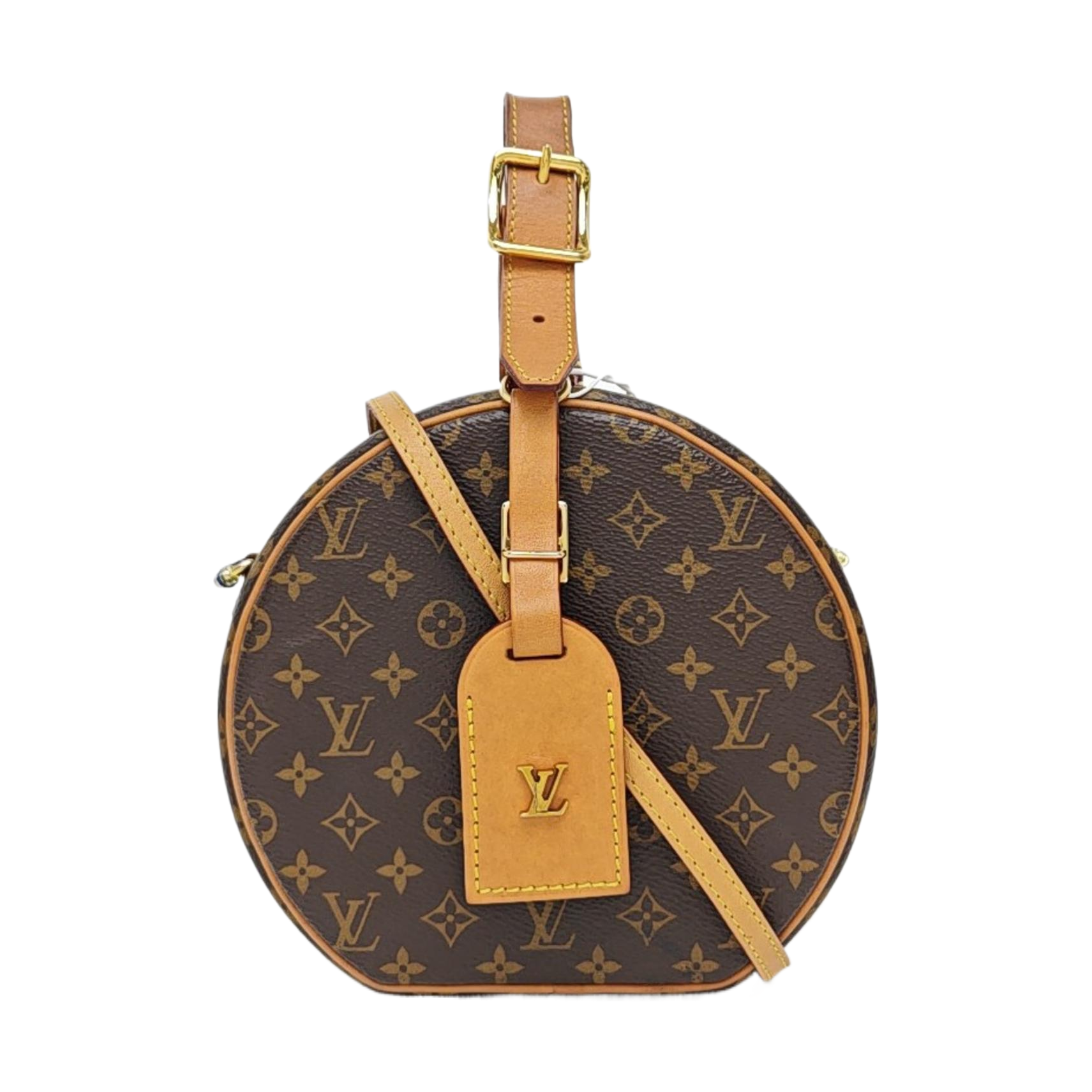 BOITE CHAPEAU PM Monogram Coated Canvas Brown