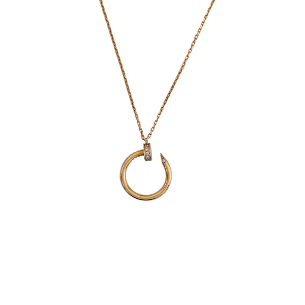 JUSTE UN CLOU 18k Rose Gold Necklace
