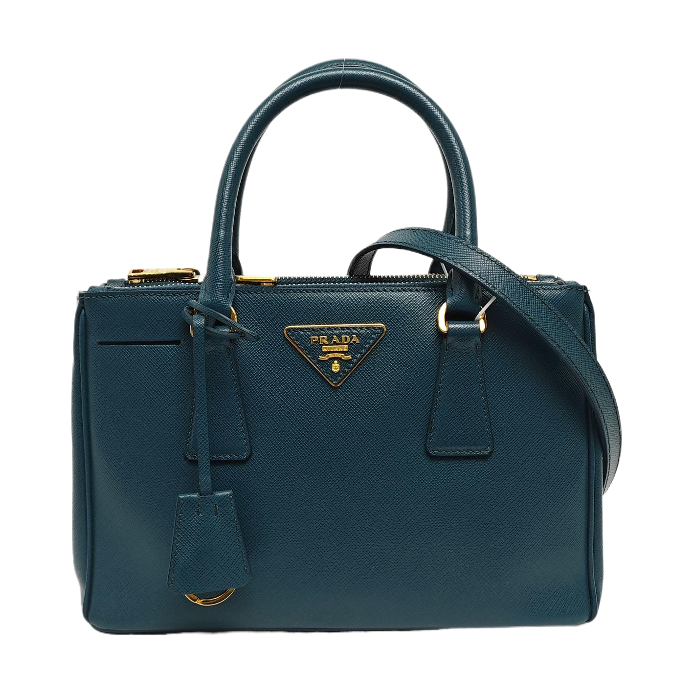 Authenticated pre-owned  Galleria Calfskin Blue - Shoulder Bag at Looply
