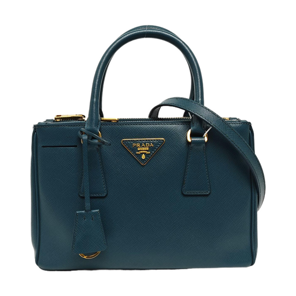 Authenticated pre-owned  Galleria Calfskin Blue - Shoulder Bag at Looply