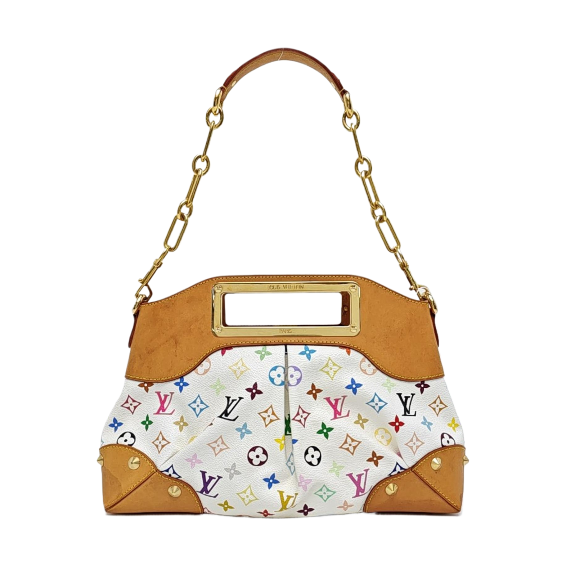 LV × TM JUDY MM Monogram Coated Canvas White