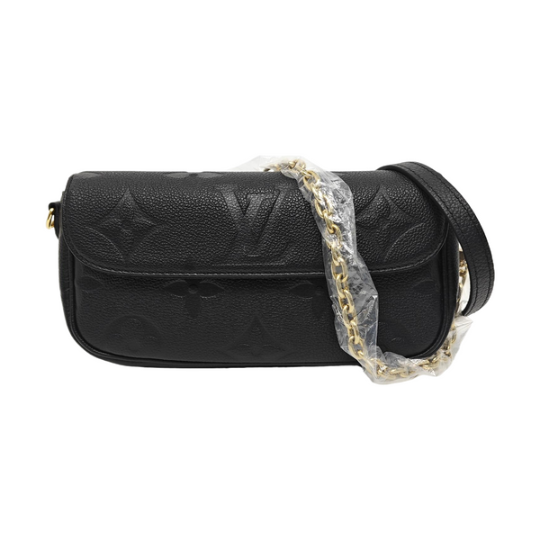 IVY Monogram Calfskin Black