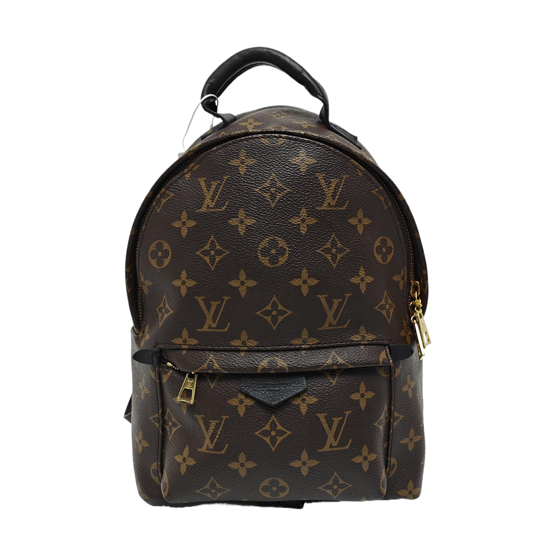 Authenticated pre-owned  PALM SPRINGS PM Monogram Coated Canvas Brown - Backpack at Looply