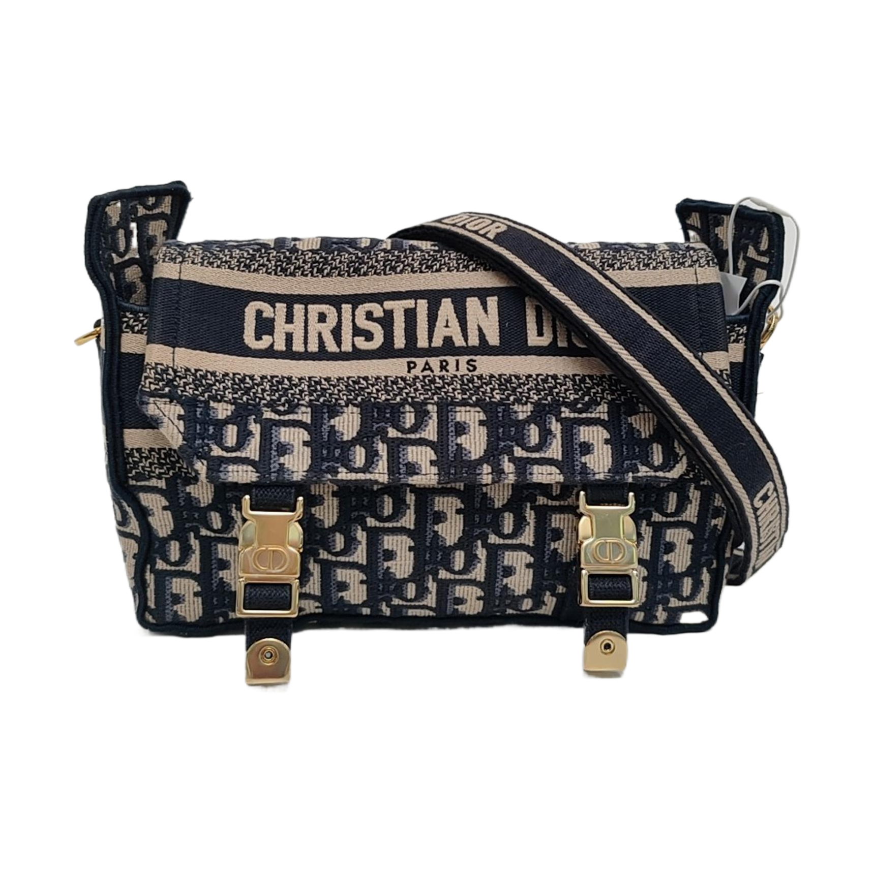 Diorcamp Small Oblique Canvas Blue