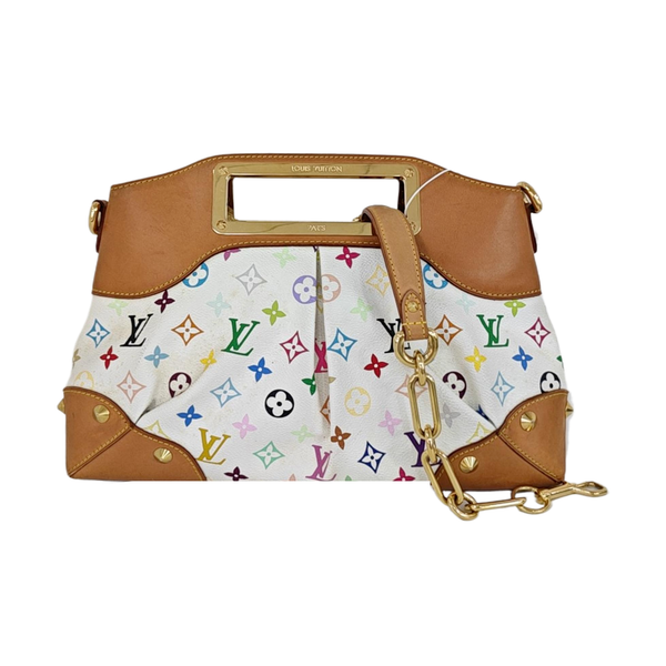 LV × TM JUDY MM Monogram Coated Canvas White