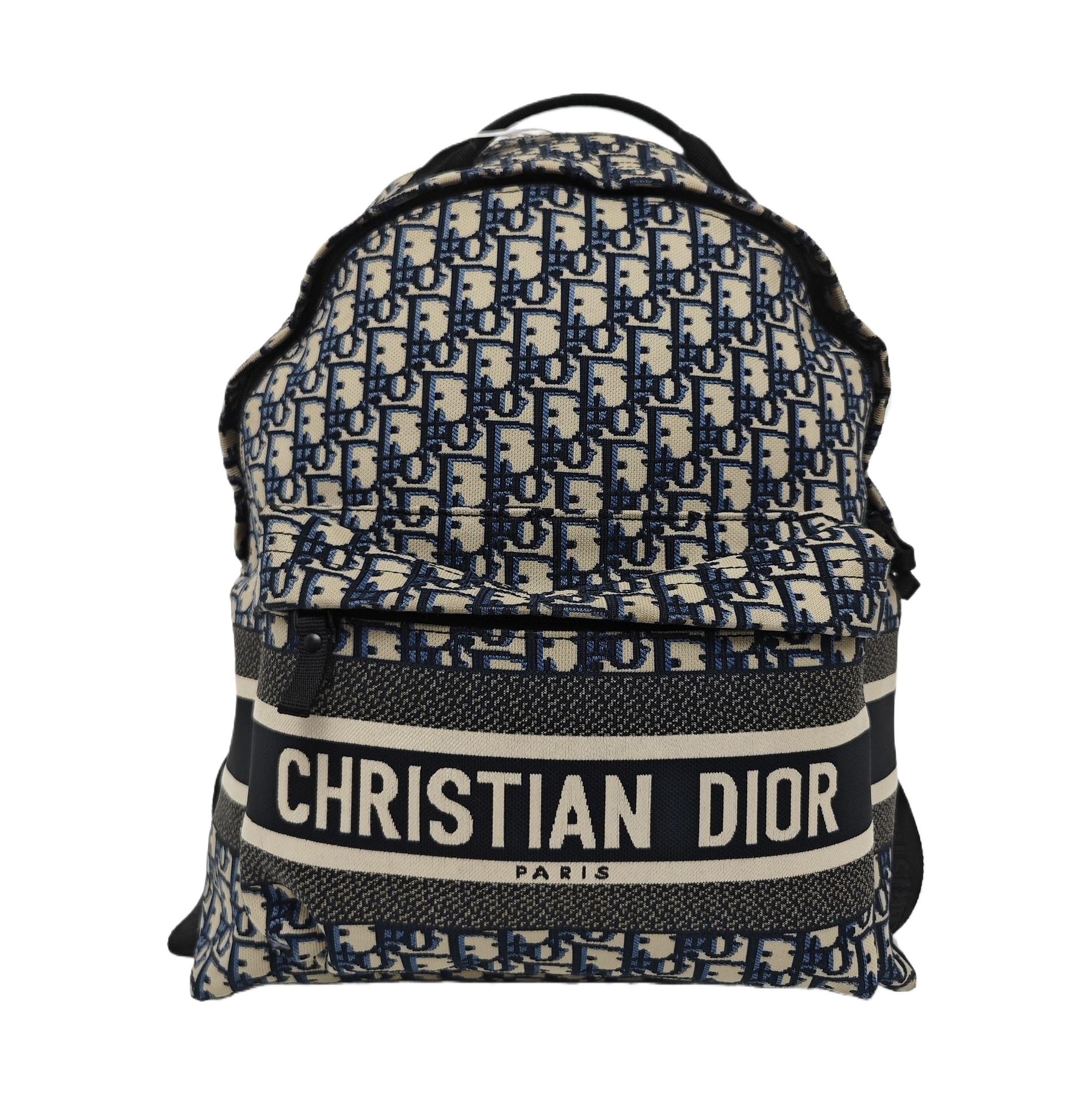 Diortravel Oblique Canvas Blue