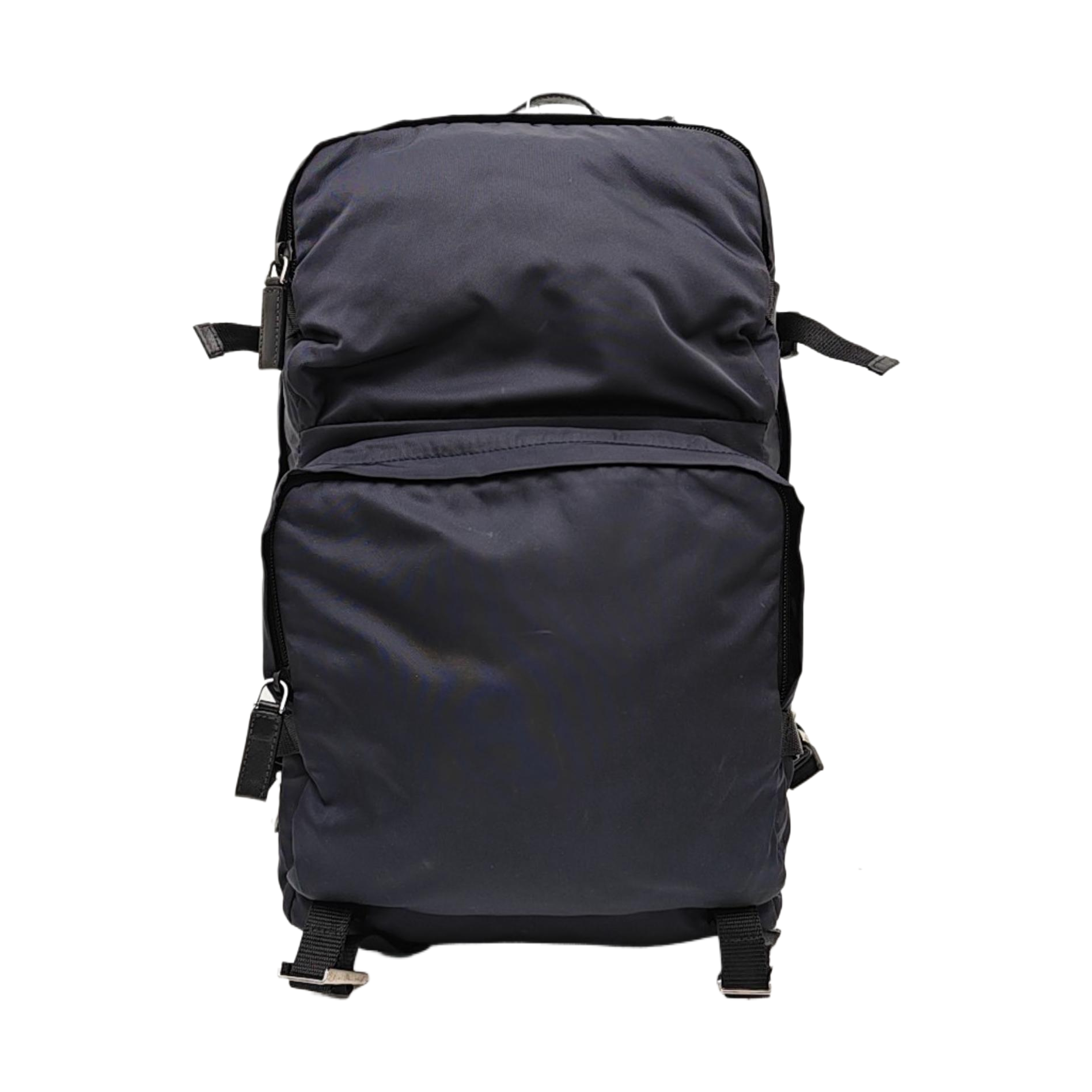 Nylon Backpack Blue
