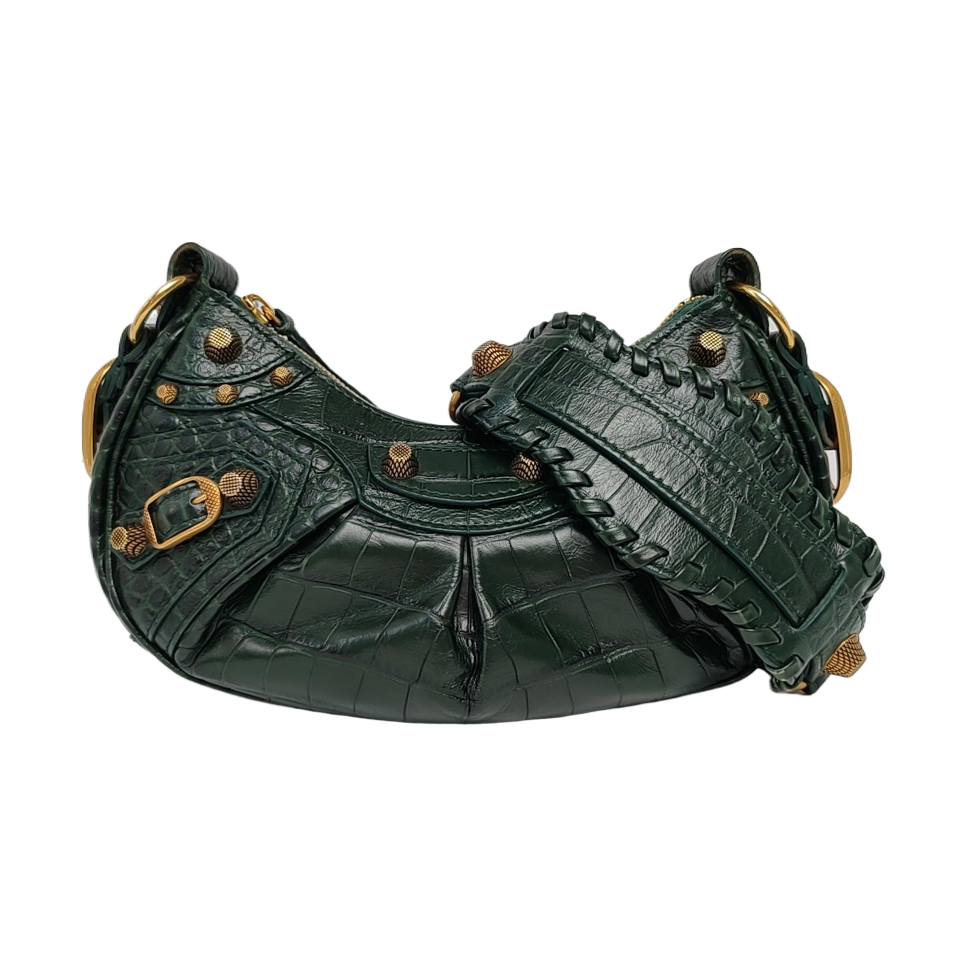 Le Cagole Small Calfskin Green