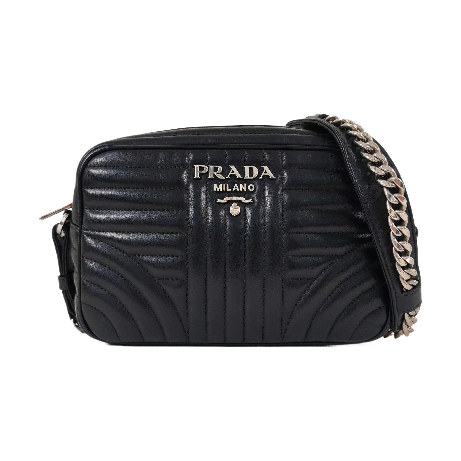 Diagramme Quilted Calfskin Black