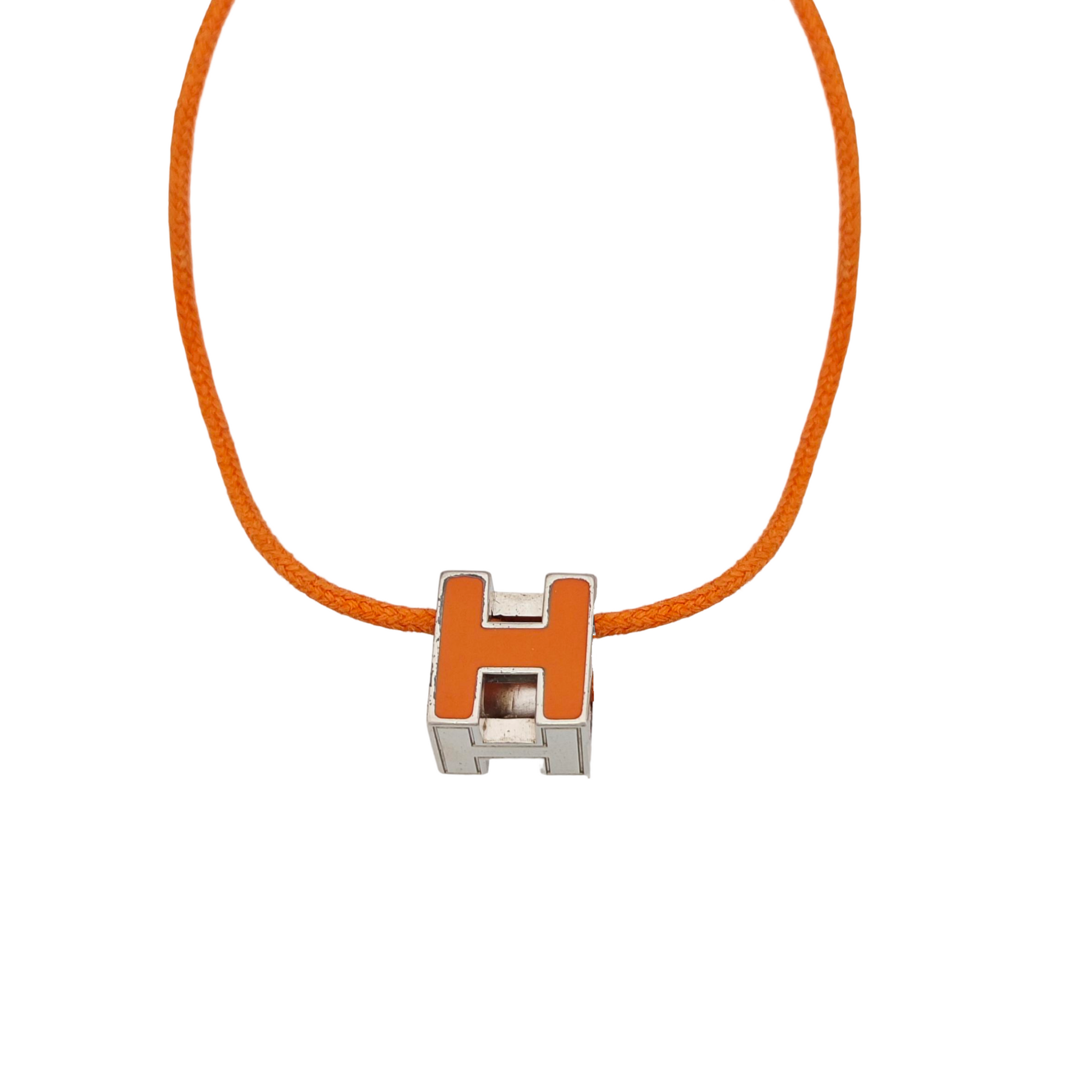 Cage D'h Metal Orange Necklace