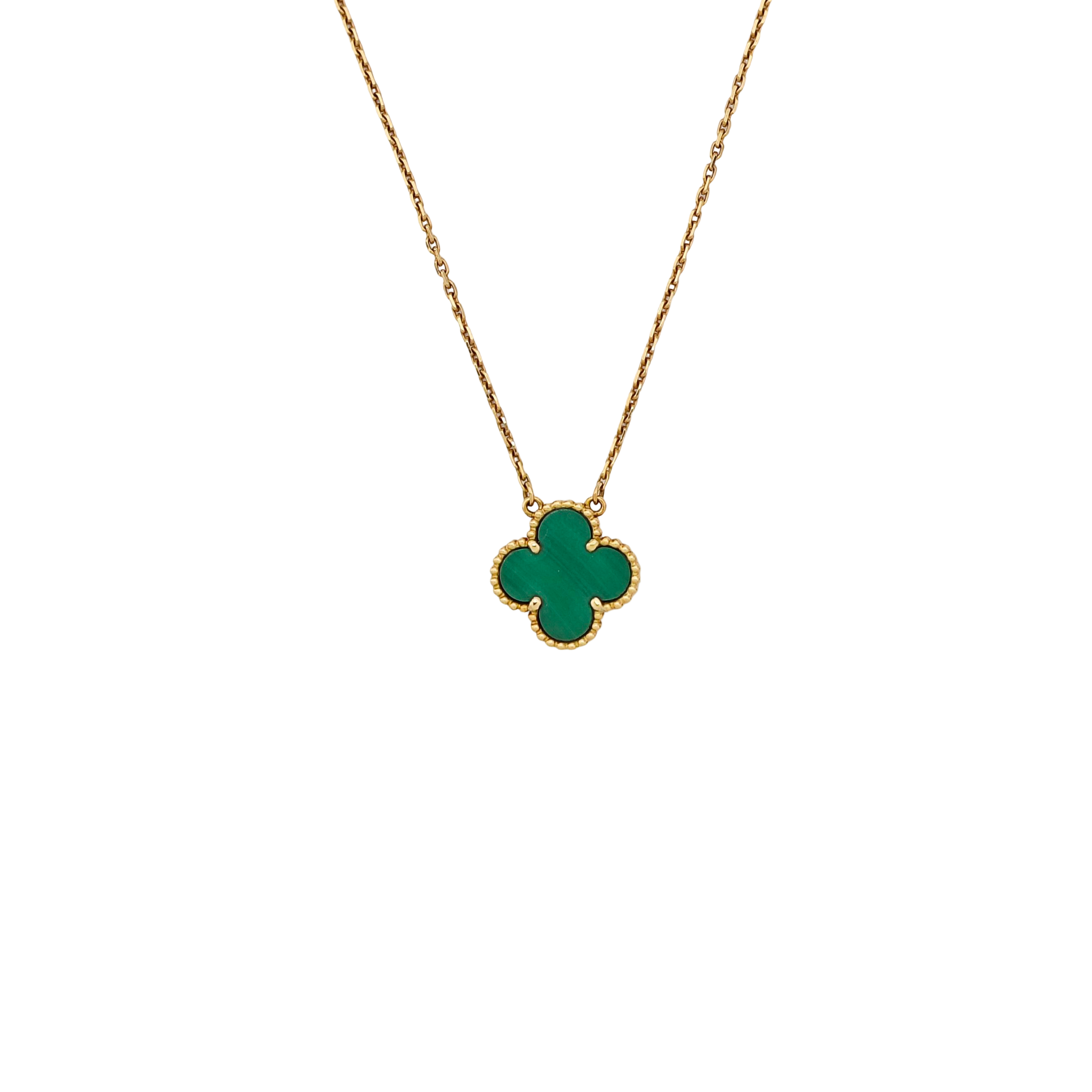 Vintage Alhambra 18k Gold Necklace