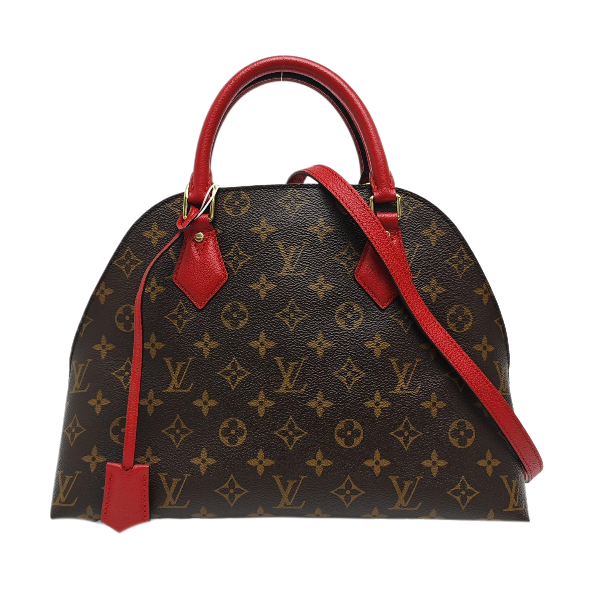 ALMA BNB MM Monogram Coated Canvas Brown