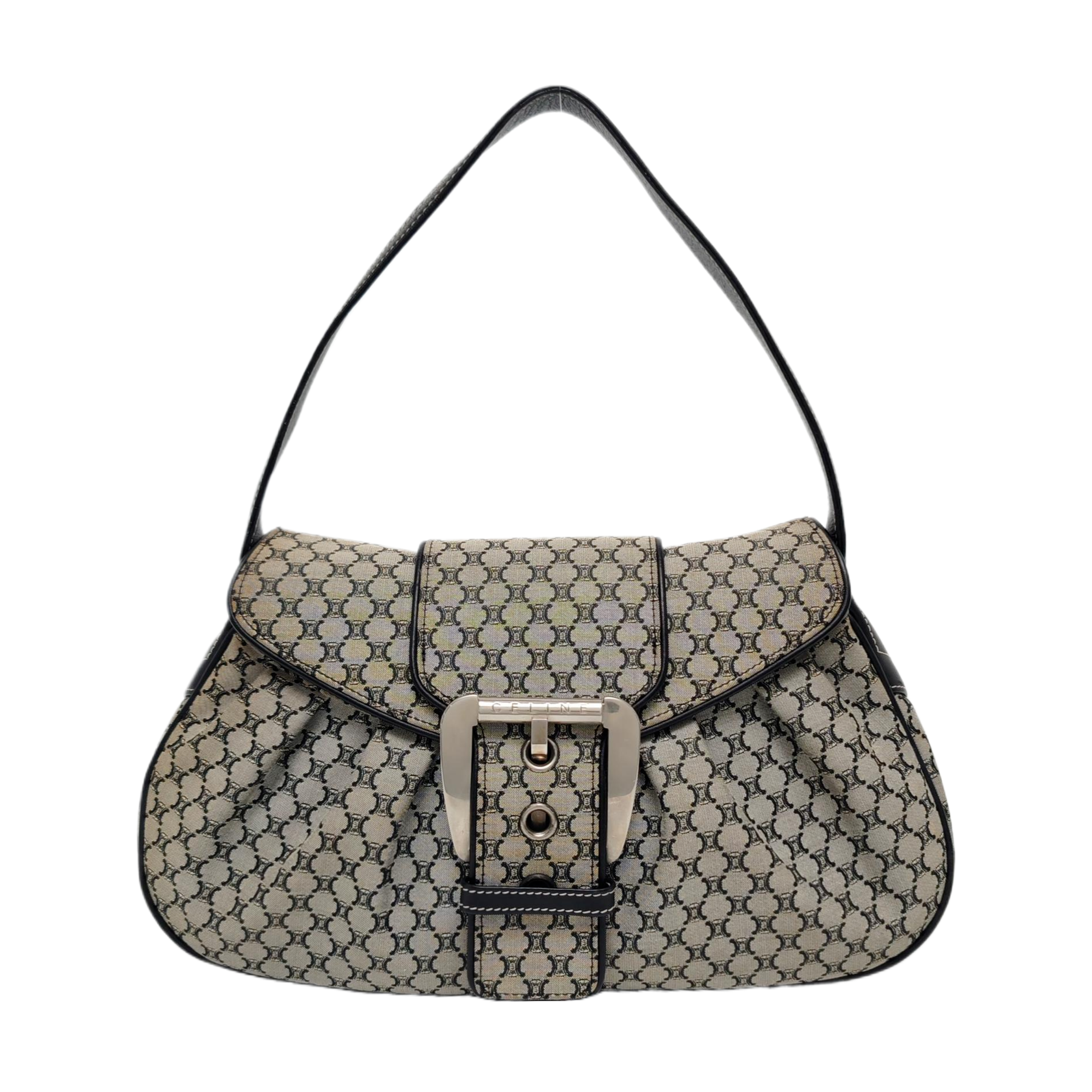 Canvas Top Handle Bag Gray