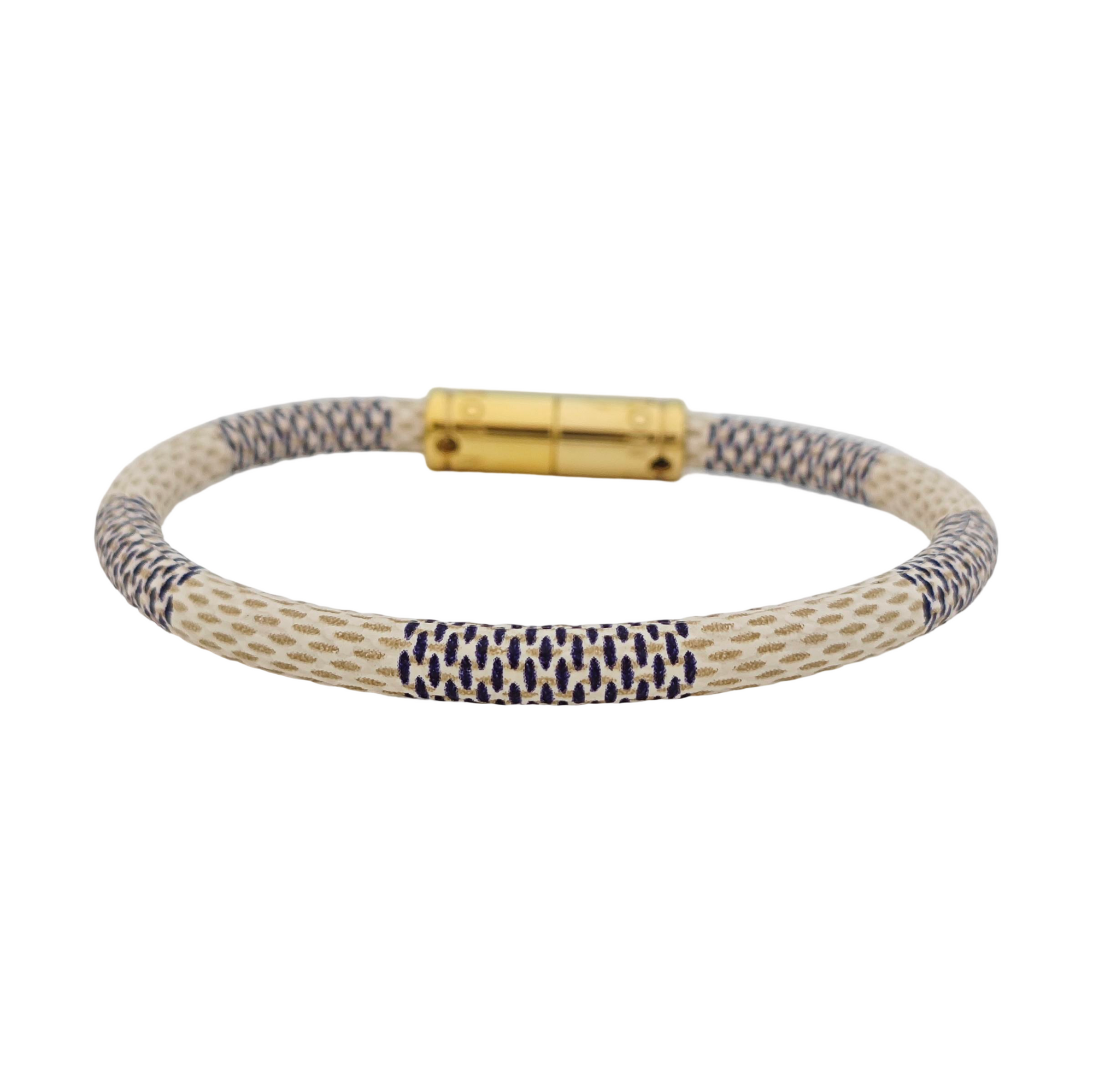 KEEP IT Coated Canvas White Bangle