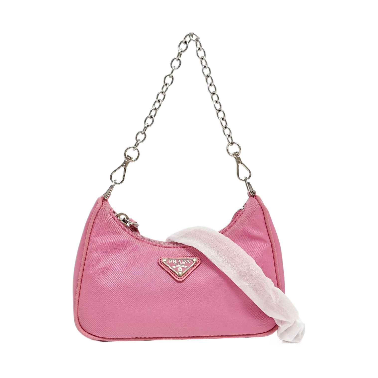 Nylon Shoulder Bag Pink