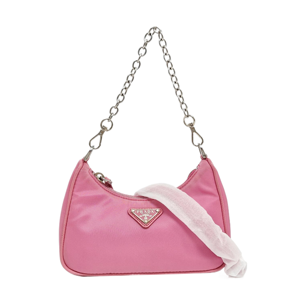 Nylon Shoulder Bag Pink