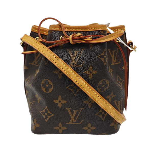 NÉONOÉ Nano Monogram Coated Canvas Brown