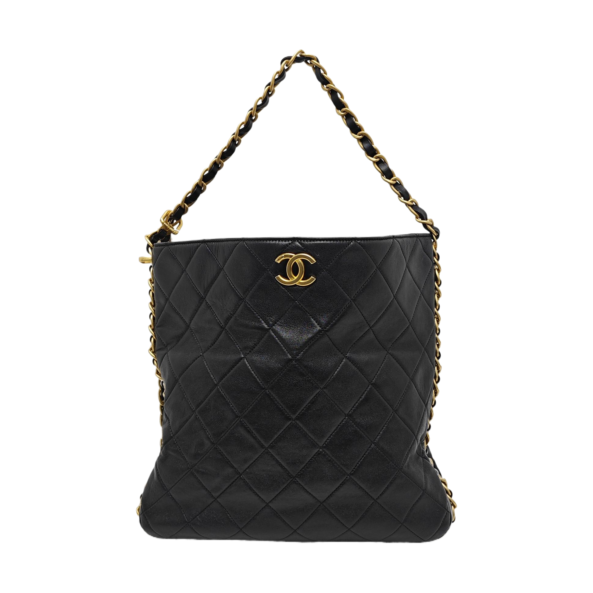 Quilted Lambskin Black