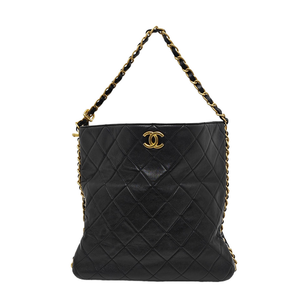 Quilted Lambskin Black