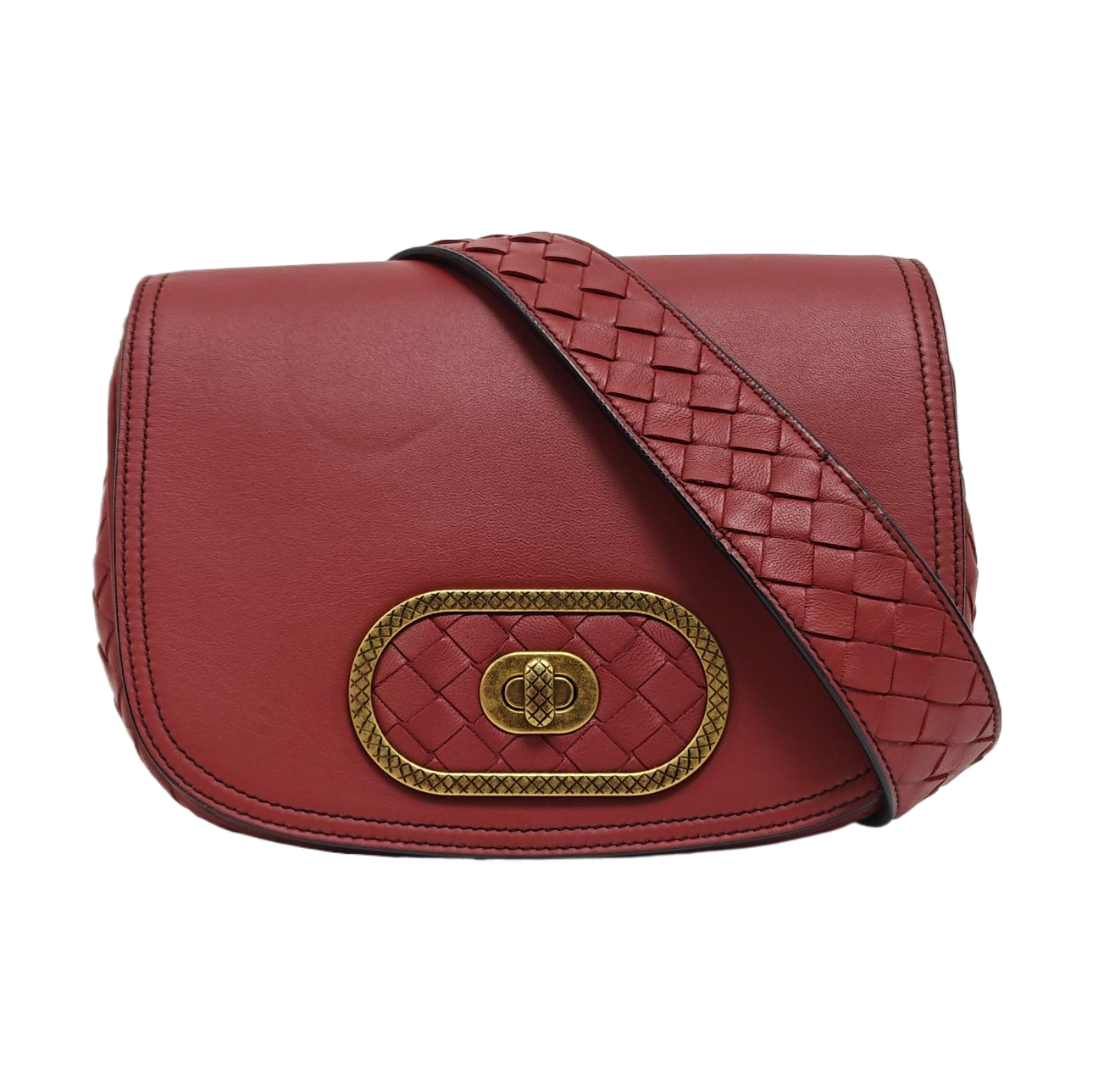 BV Luna Calfskin Red