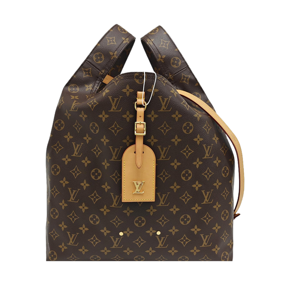 ATLANTIS Monogram Coated Canvas Brown
