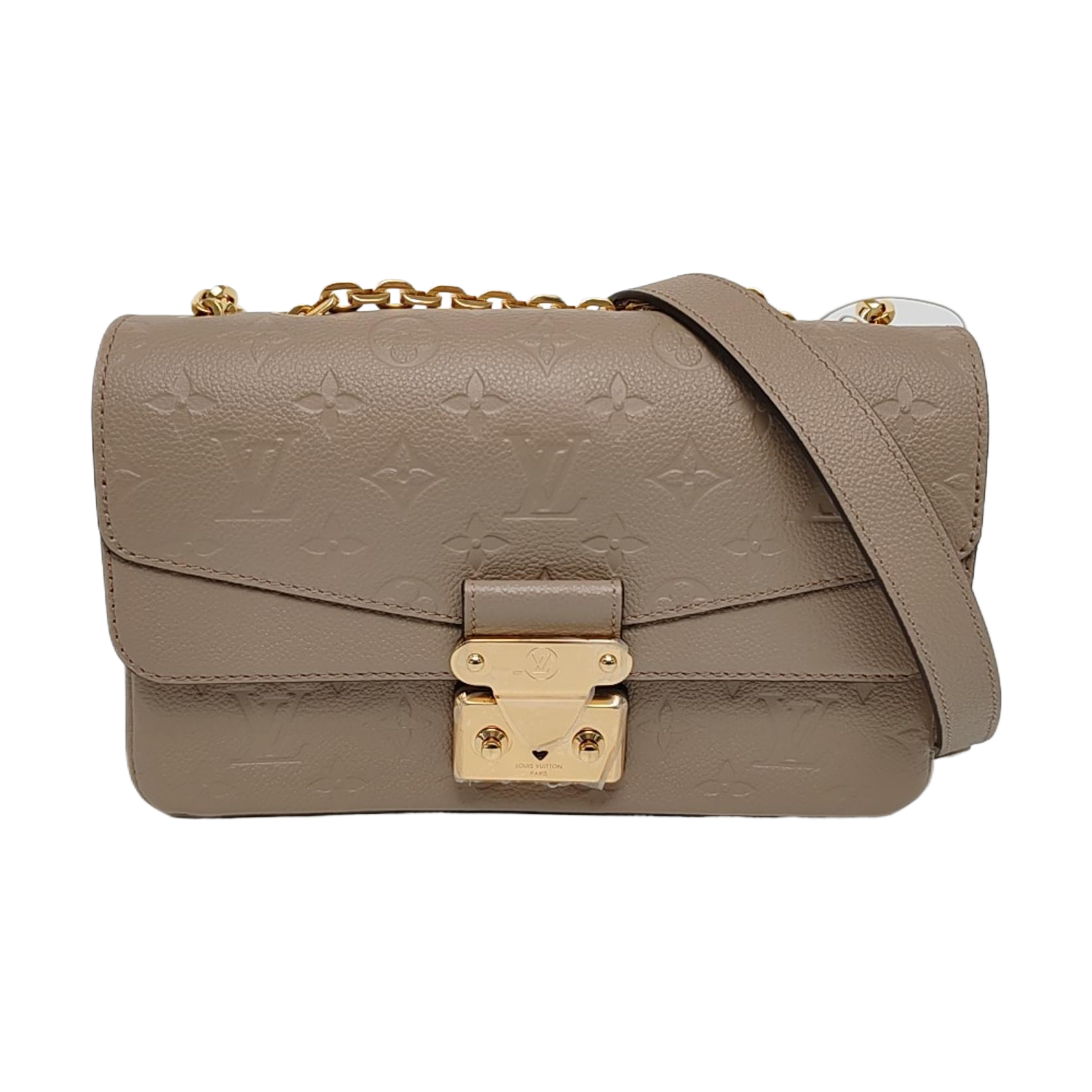 MARCEAU Monogram Calfskin Beige