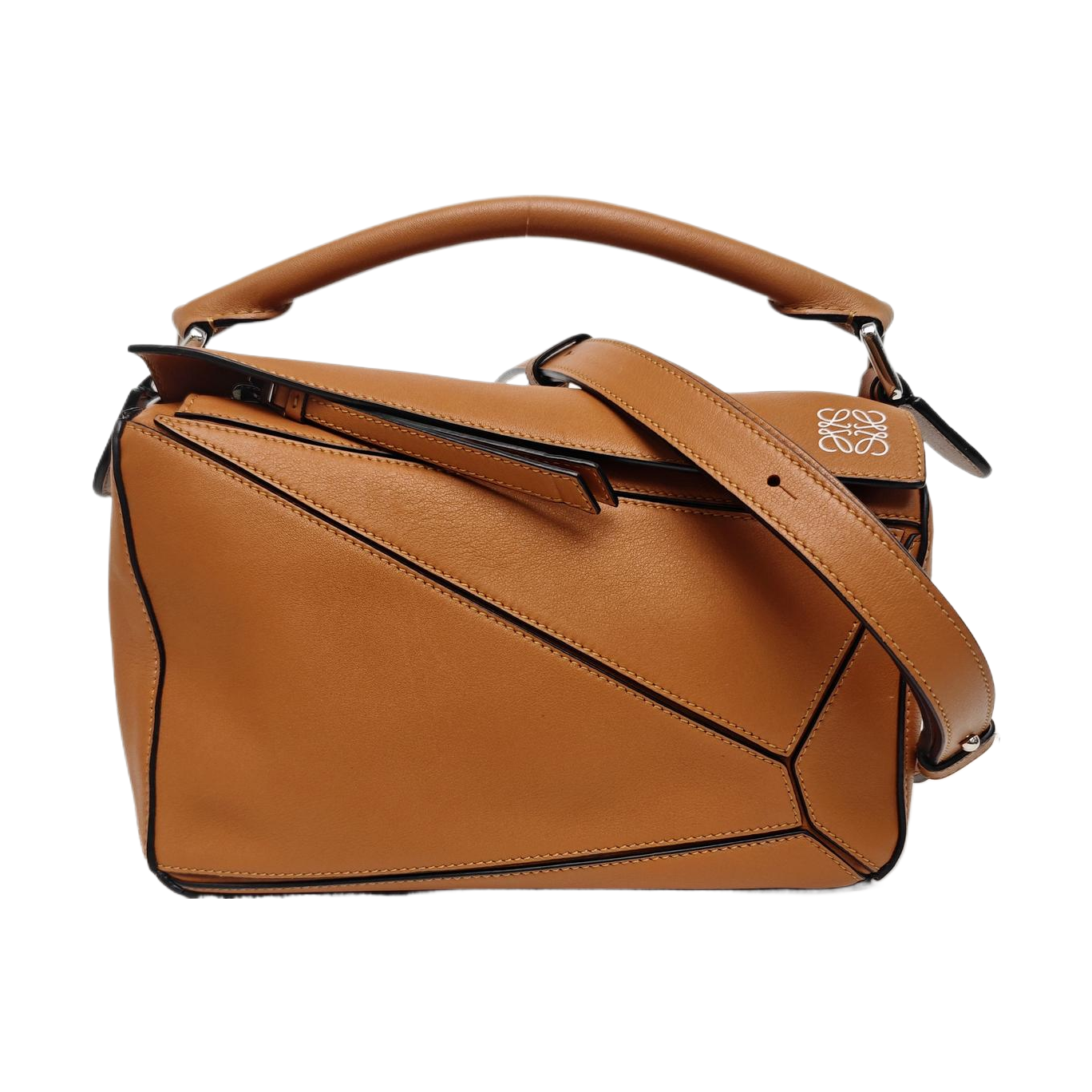 Puzzle Small Calfskin Brown