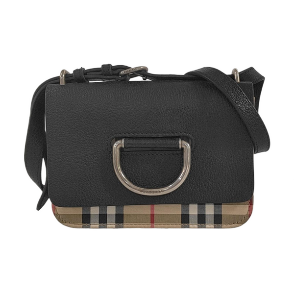 D-Ring Mini Calfskin Black