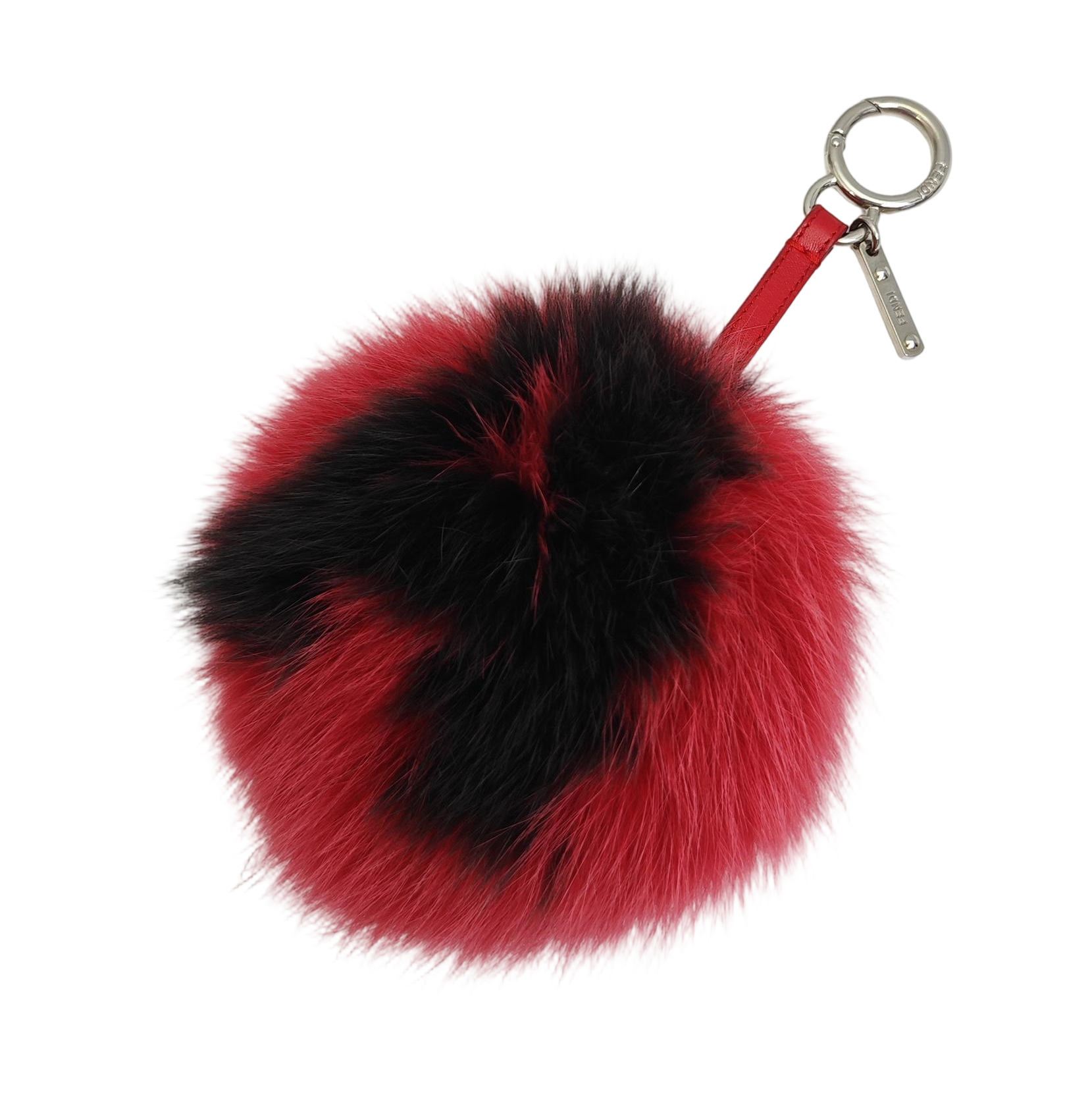 Fabric Bag Charm Red