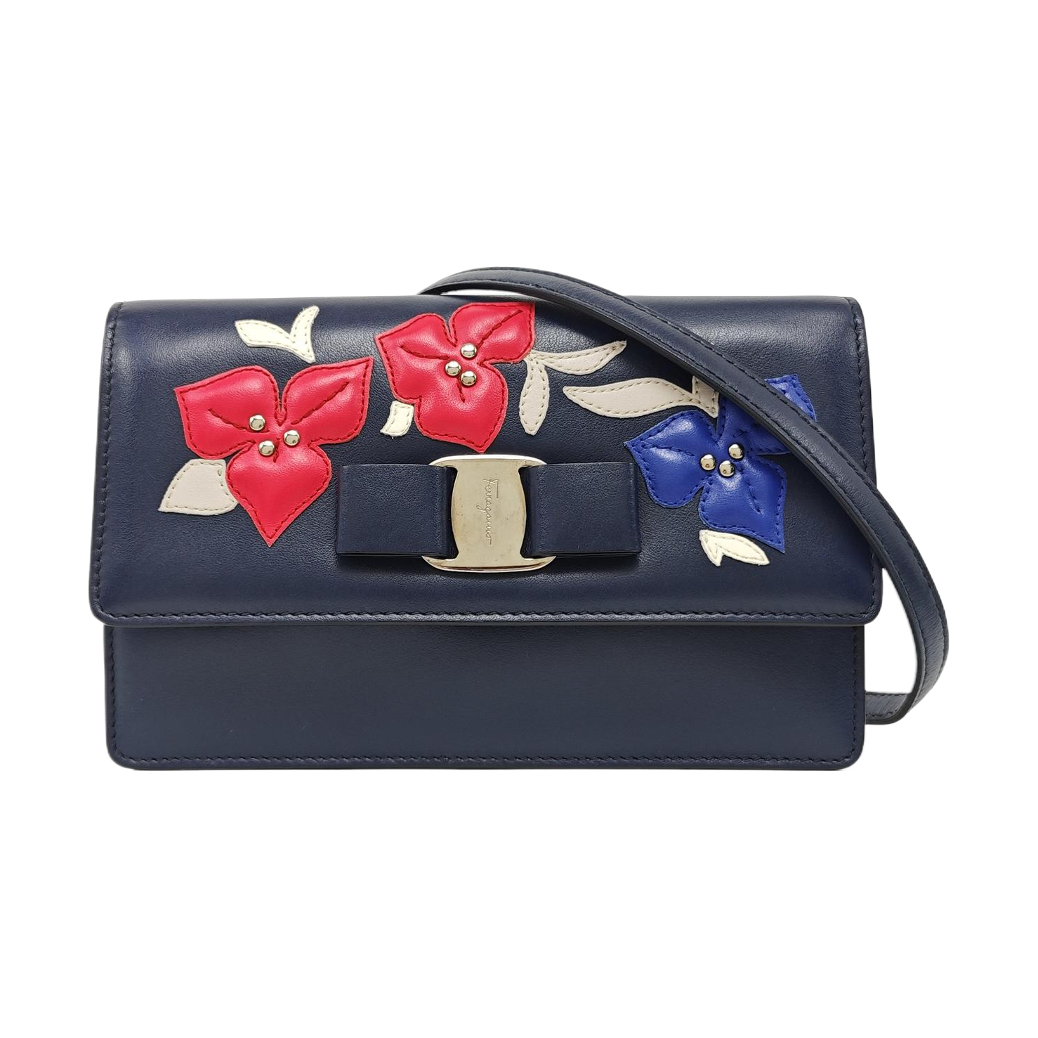 Ginny Calfskin Blue