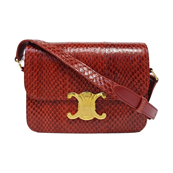 TRIOMPHE Small Python Red