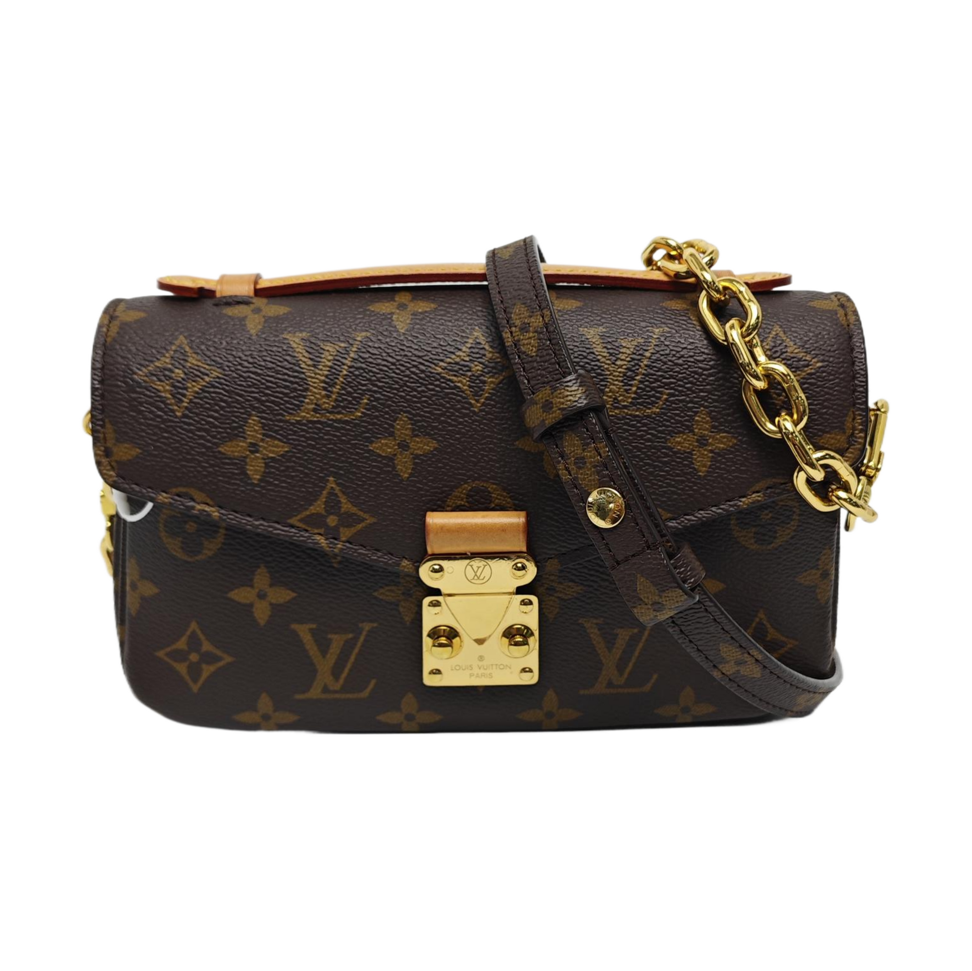MÉTIS EAST WEST Monogram Coated Canvas Brown