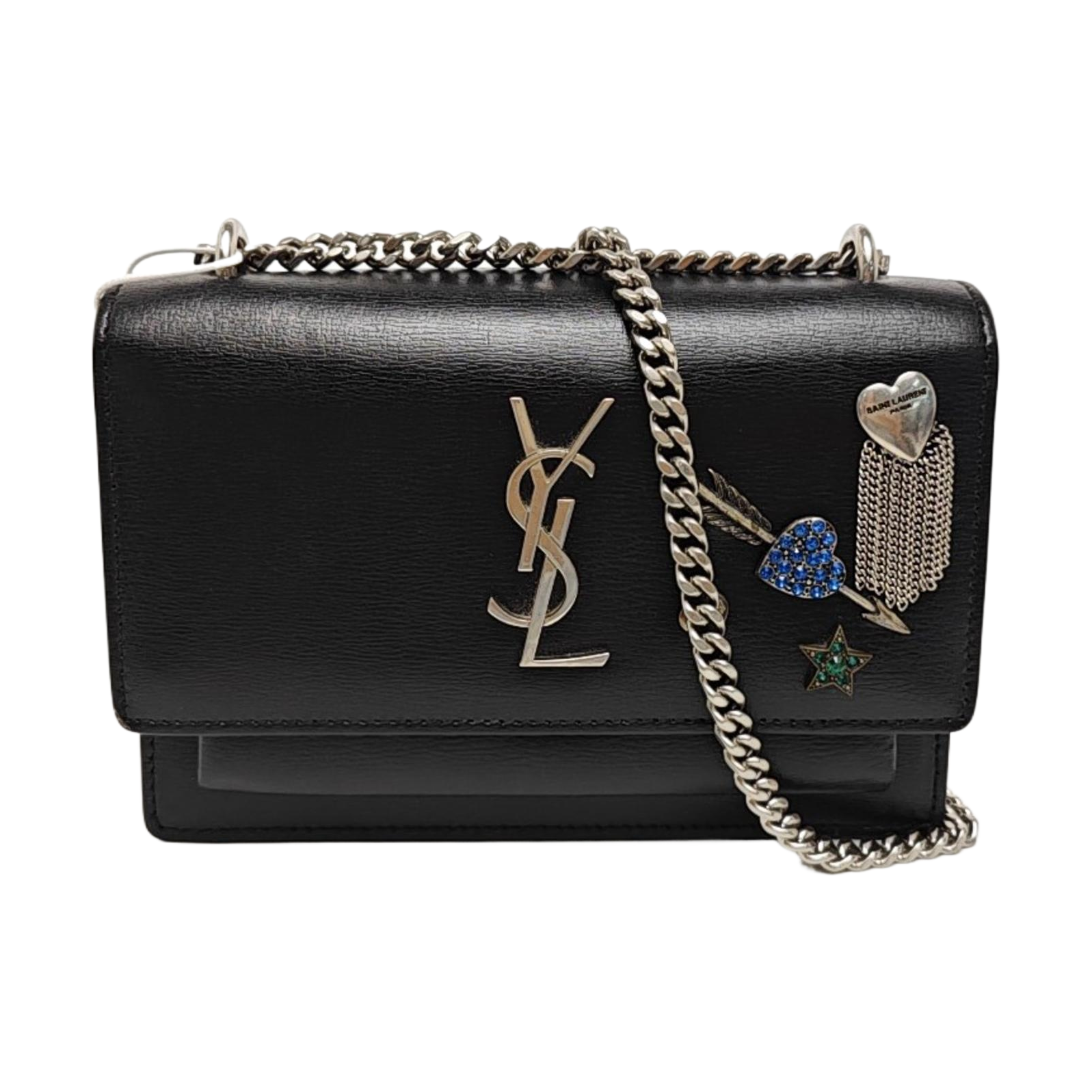 SUNSET Mini Calfskin Black
