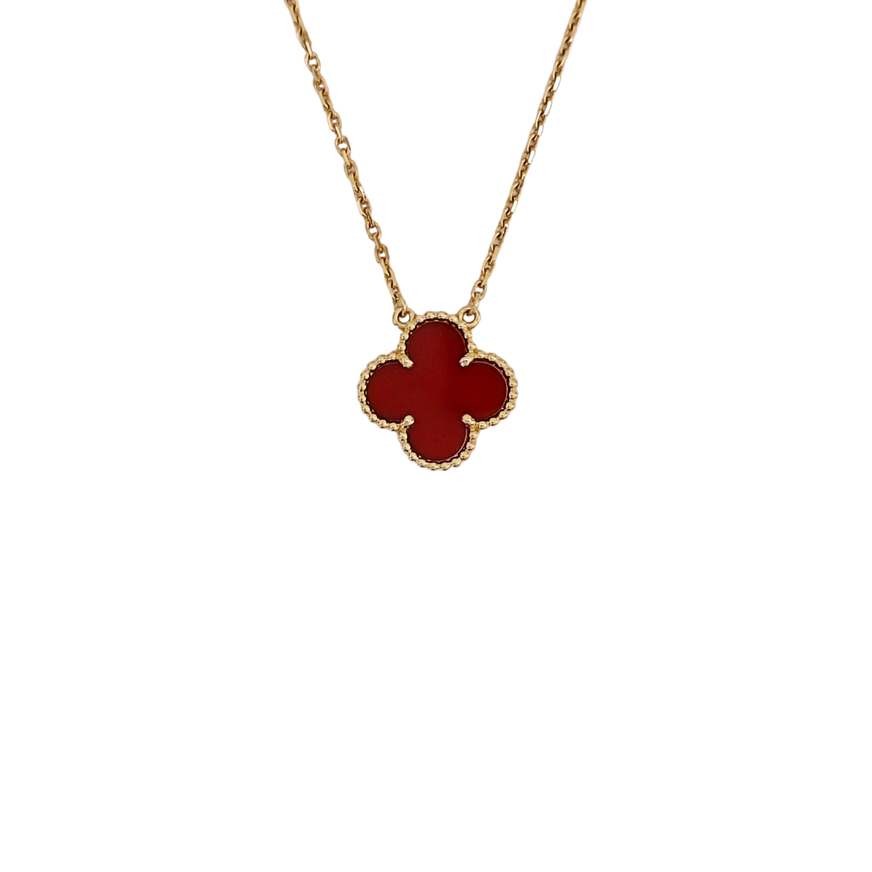 Vintage Alhambra 18k Gold Necklace