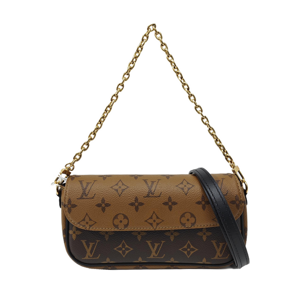 IVY Monogram Coated Canvas Brown