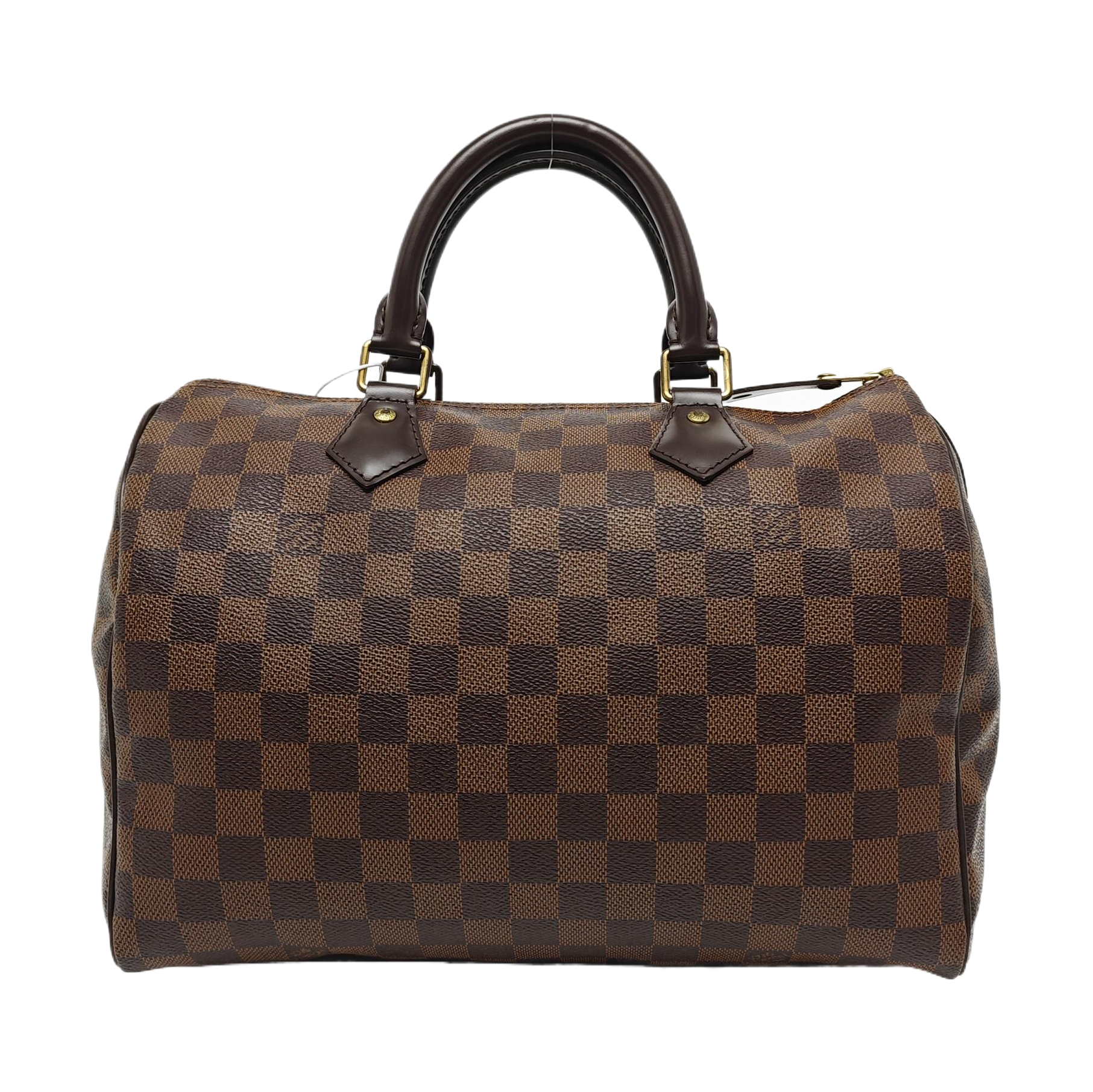 Authenticated pre-owned  SPEEDY 30 Coated Canvas Brown - Top Handle Bag at Looply