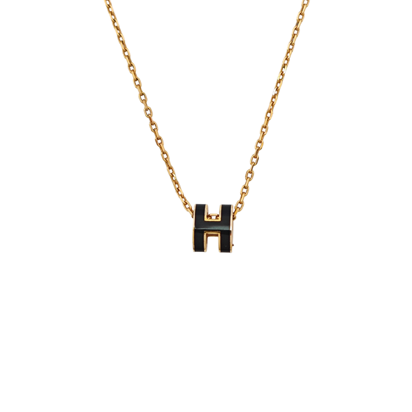 Pop H Metal Rose Gold Necklace