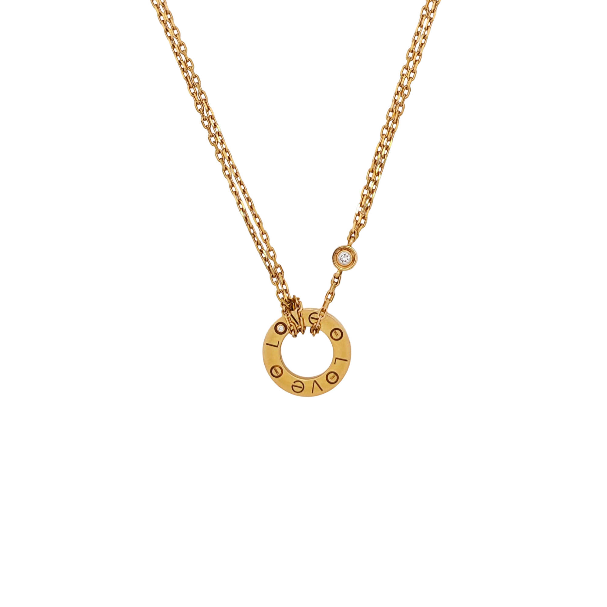LOVE 18k Rose Gold Necklace