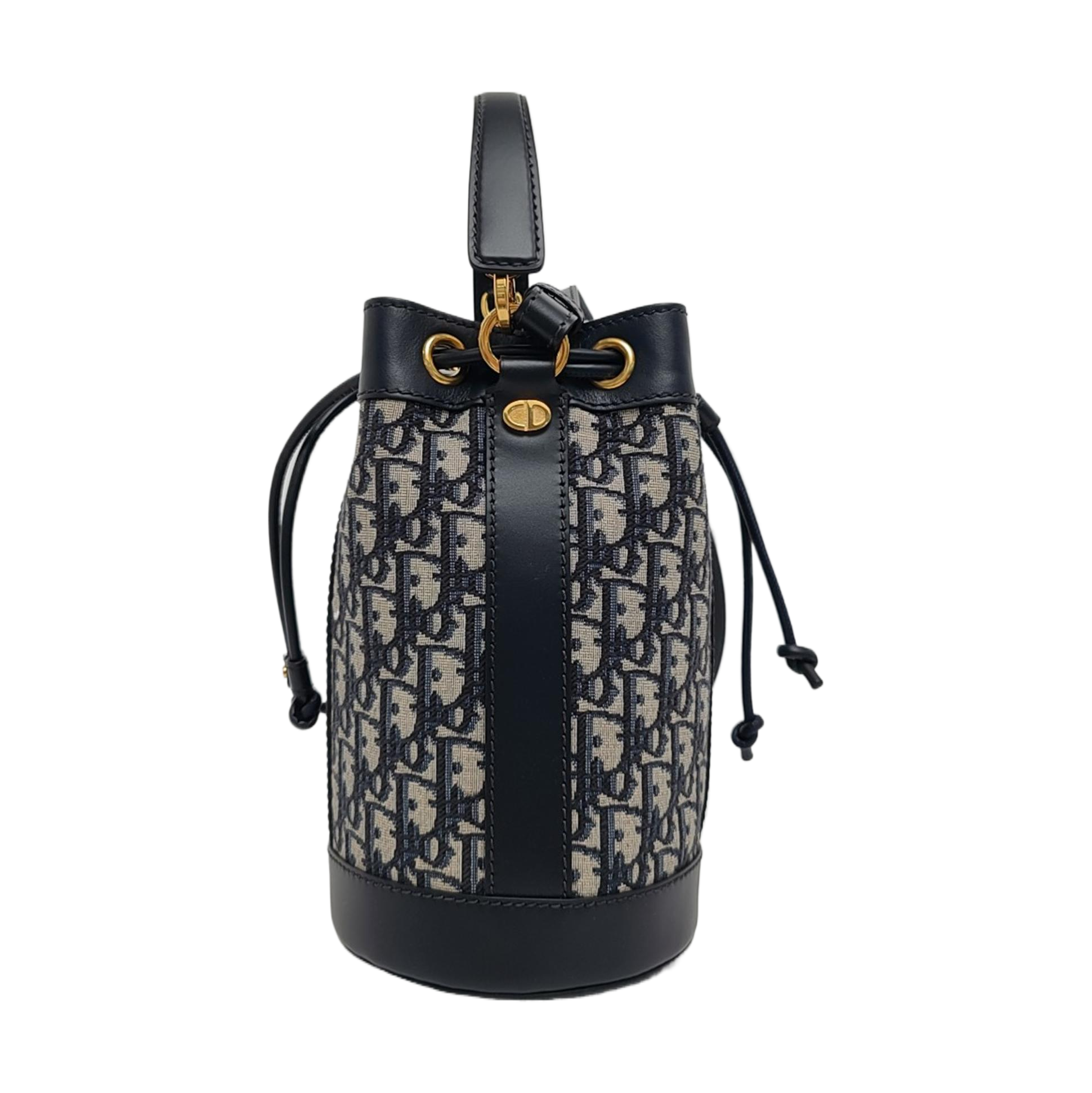 Oblique Canvas Backpack Small Blue
