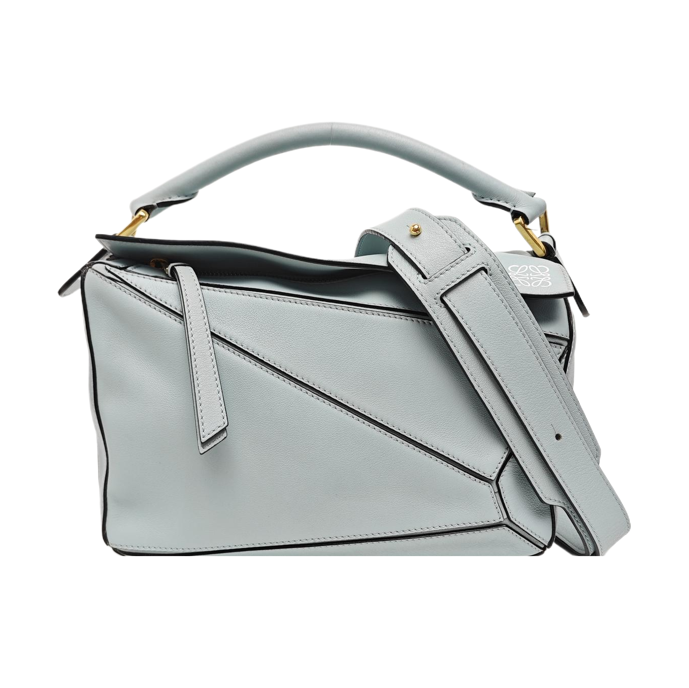 Puzzle Small Calfskin Blue