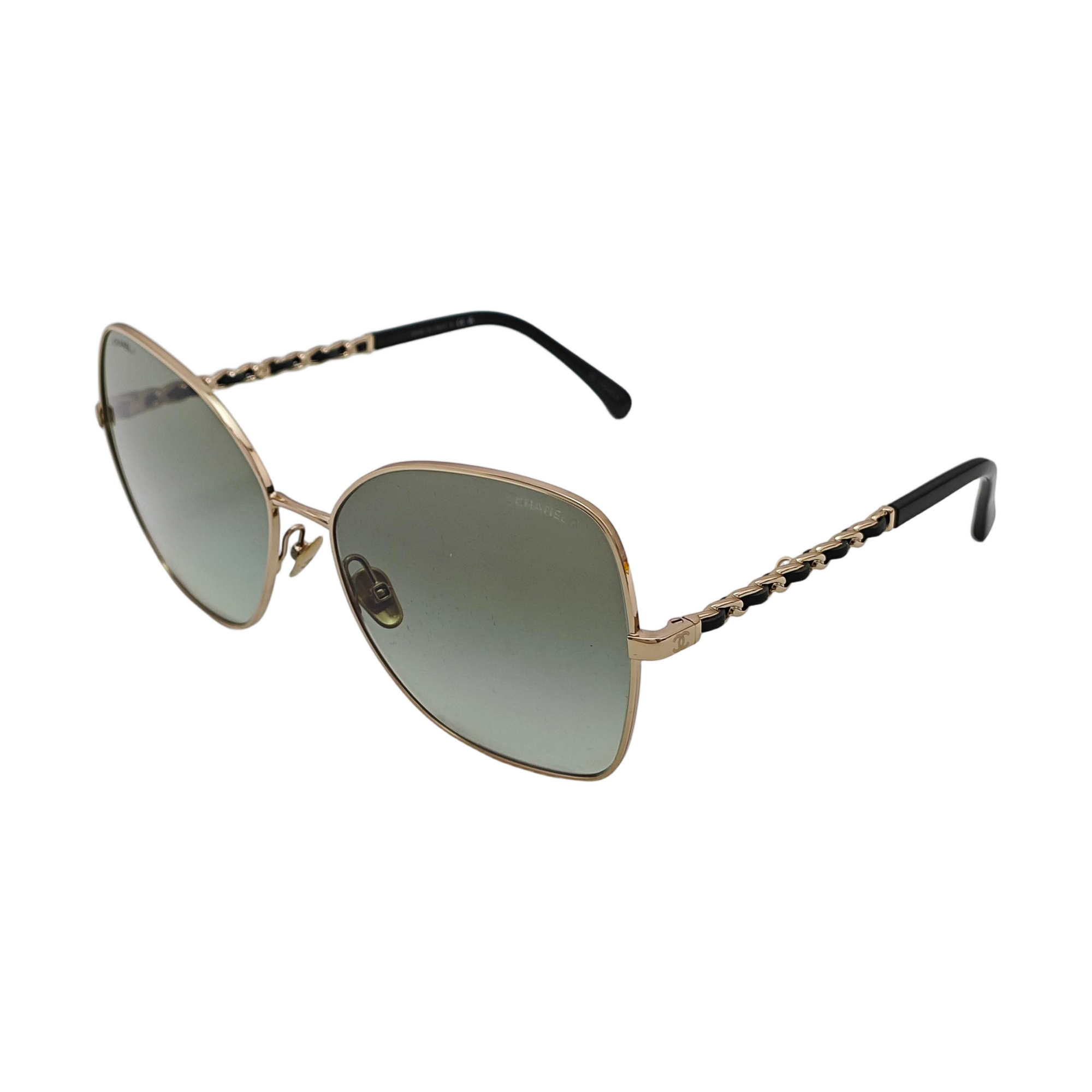 Metal Sunglasses Green