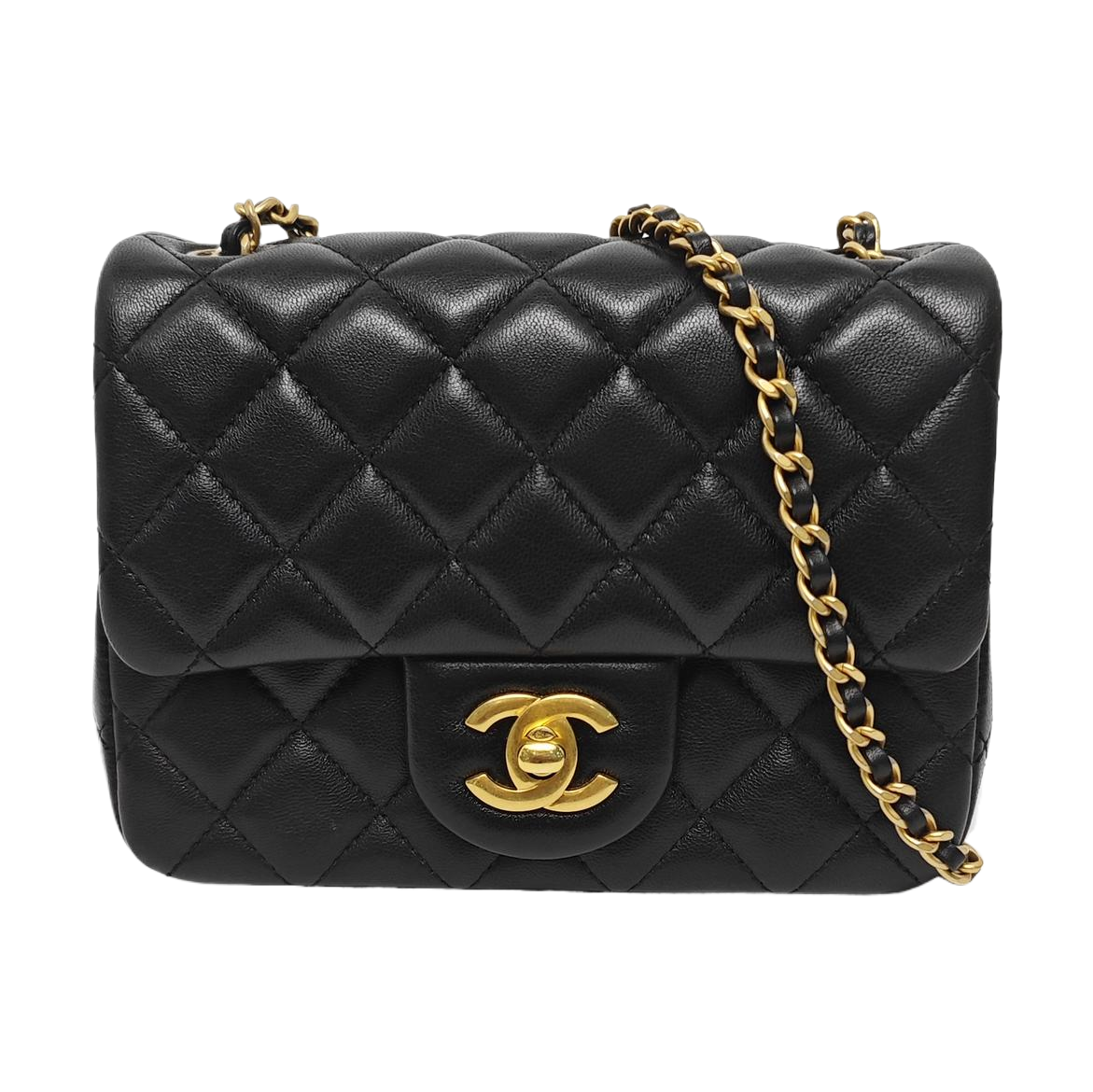 CLASSIC FLAP Mini Quilted Lambskin Black