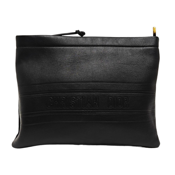 Calfskin Clutch Black