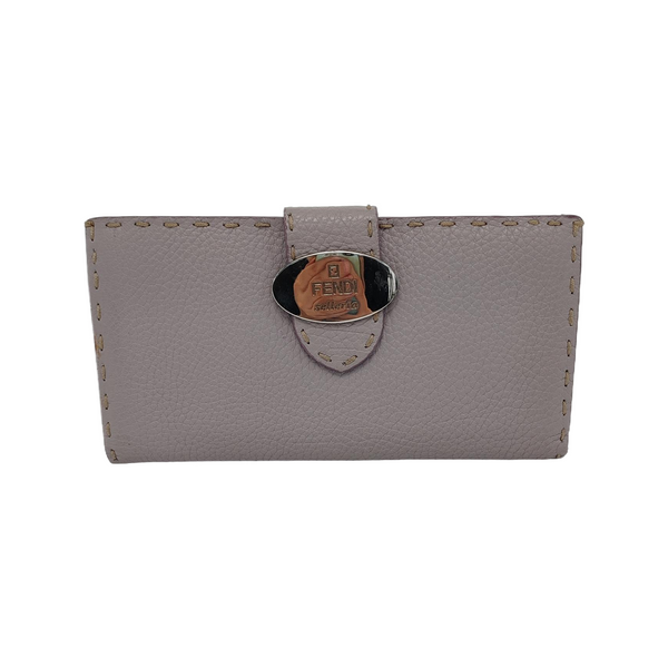 Calfskin Wallet Purple