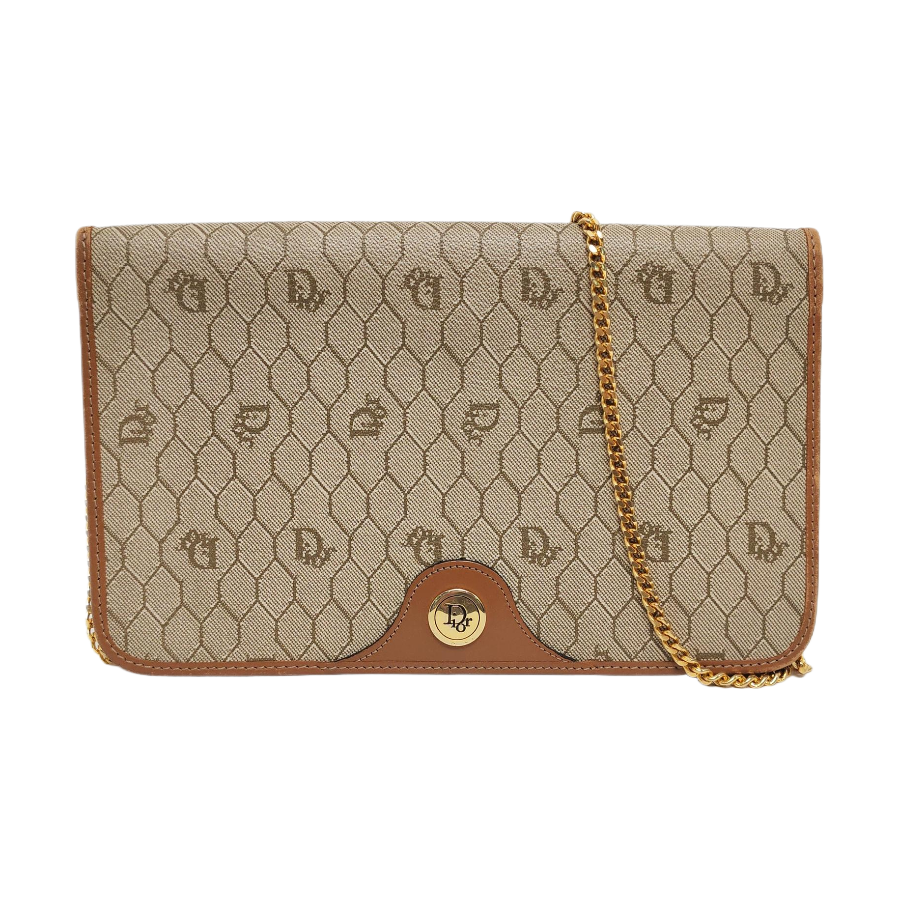 Vintage Honeycomb Coated Canvas Brown